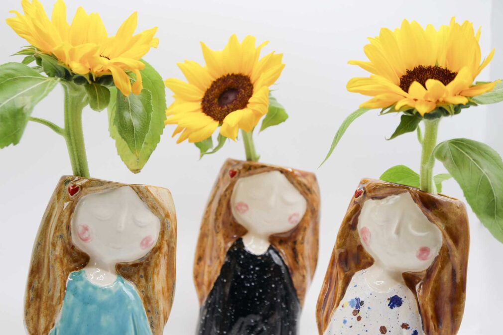 Wazon ceramiczny "Małgosia"