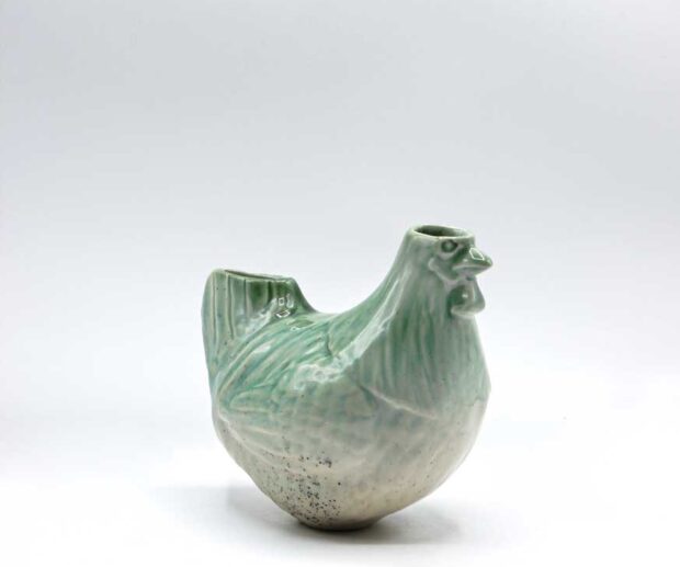 Wazon ceramiczny Kura "Akwamaryna"