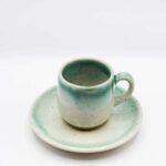 Filiżanka espresso ze spodkiem "Akwamaryna"