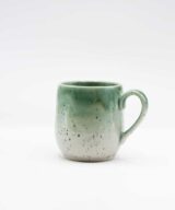 Kubek ceramiczny z uchem "Akwamaryna"