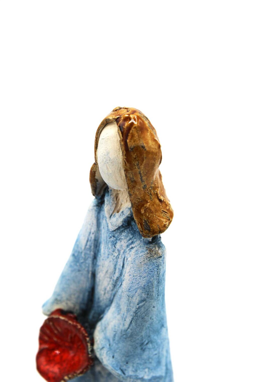 Figura ceramiczna Anioł Kobaltowy