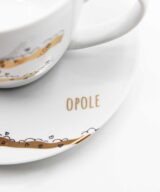 Filiżanka porcelanowa "Opole w złotych chmurach"