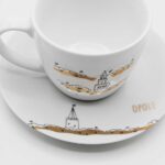 Filiżanka porcelanowa "Opole w złotych chmurach"