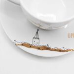 Filiżanka porcelanowa "Opole w złotych chmurach"