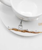 Filiżanka porcelanowa "Opole w złotych chmurach"