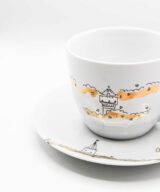 Filiżanka porcelanowa "Opole w złotych chmurach"