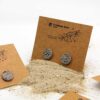 Kolczyki ceramiczne "Concrete" okrągłe I