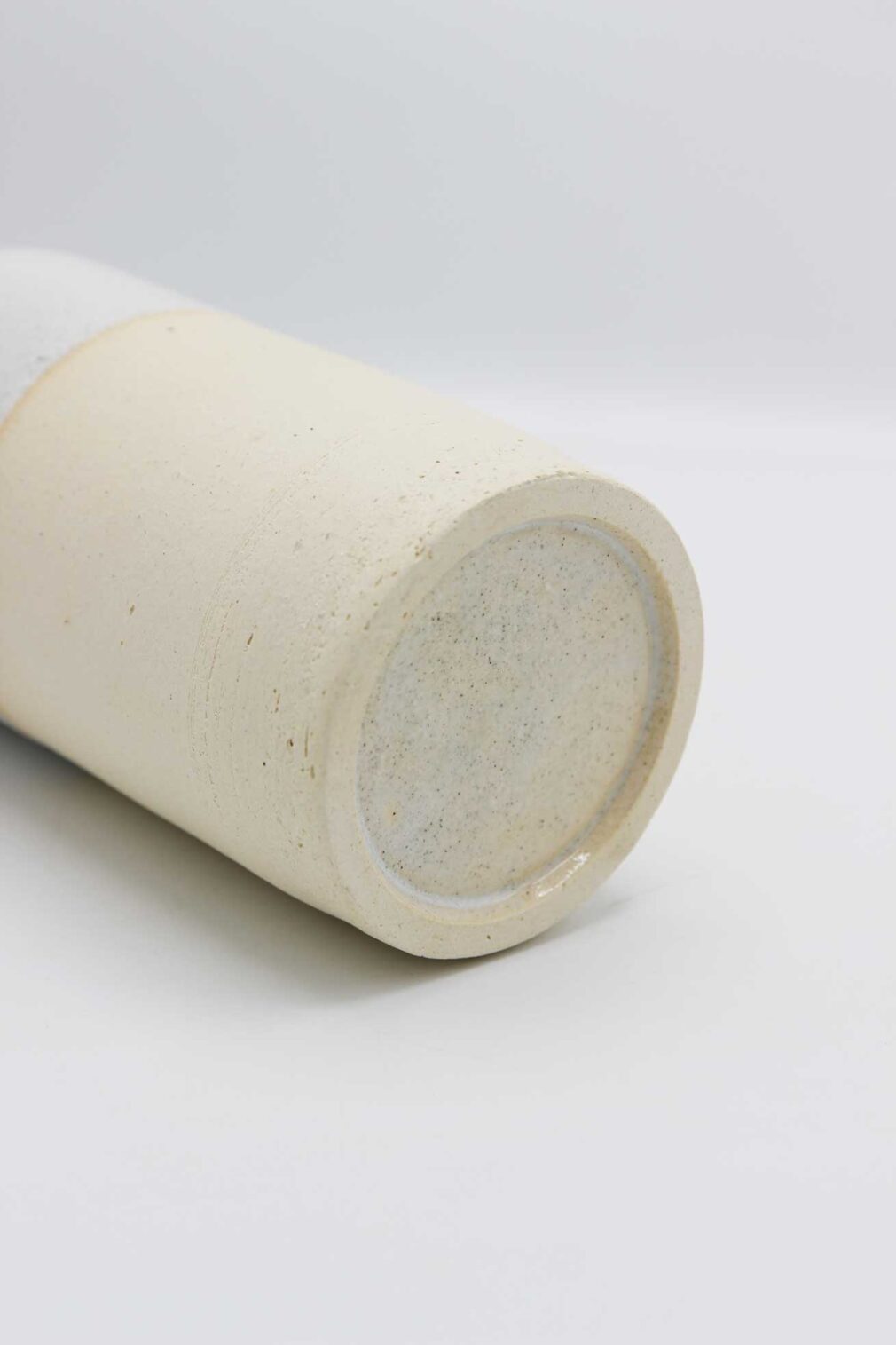 Wazon/kubek ceramiczny "Mleczno-piaskowy"