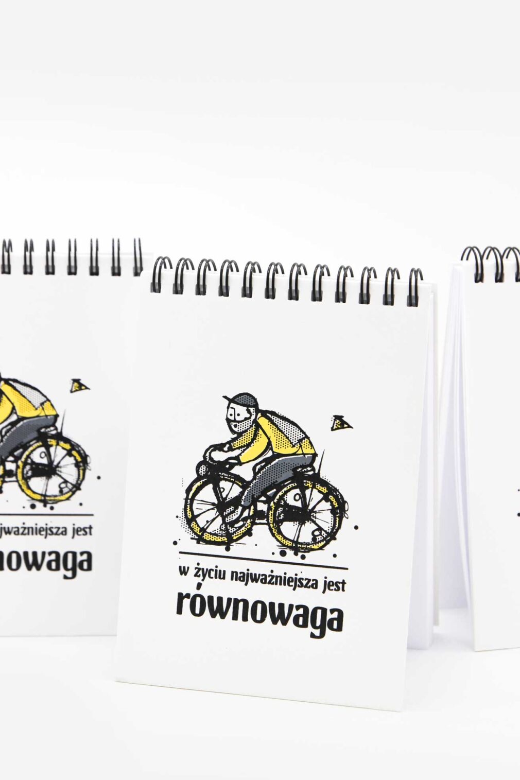 Notes bialy A6 "Równowaga"