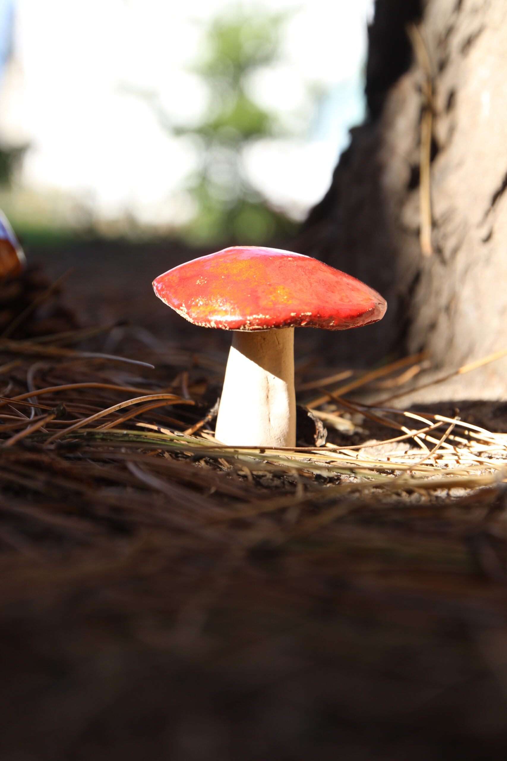 Grzyb ceramiczny "Muchomor" mały