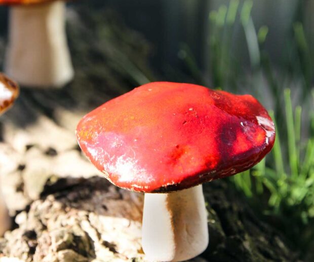 Grzyb ceramiczny "Muchomor" mały