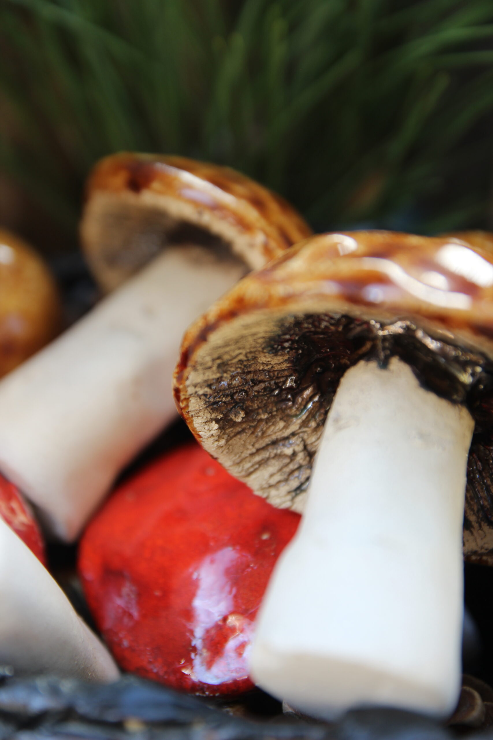 Grzyb ceramiczny "Maślak" mały