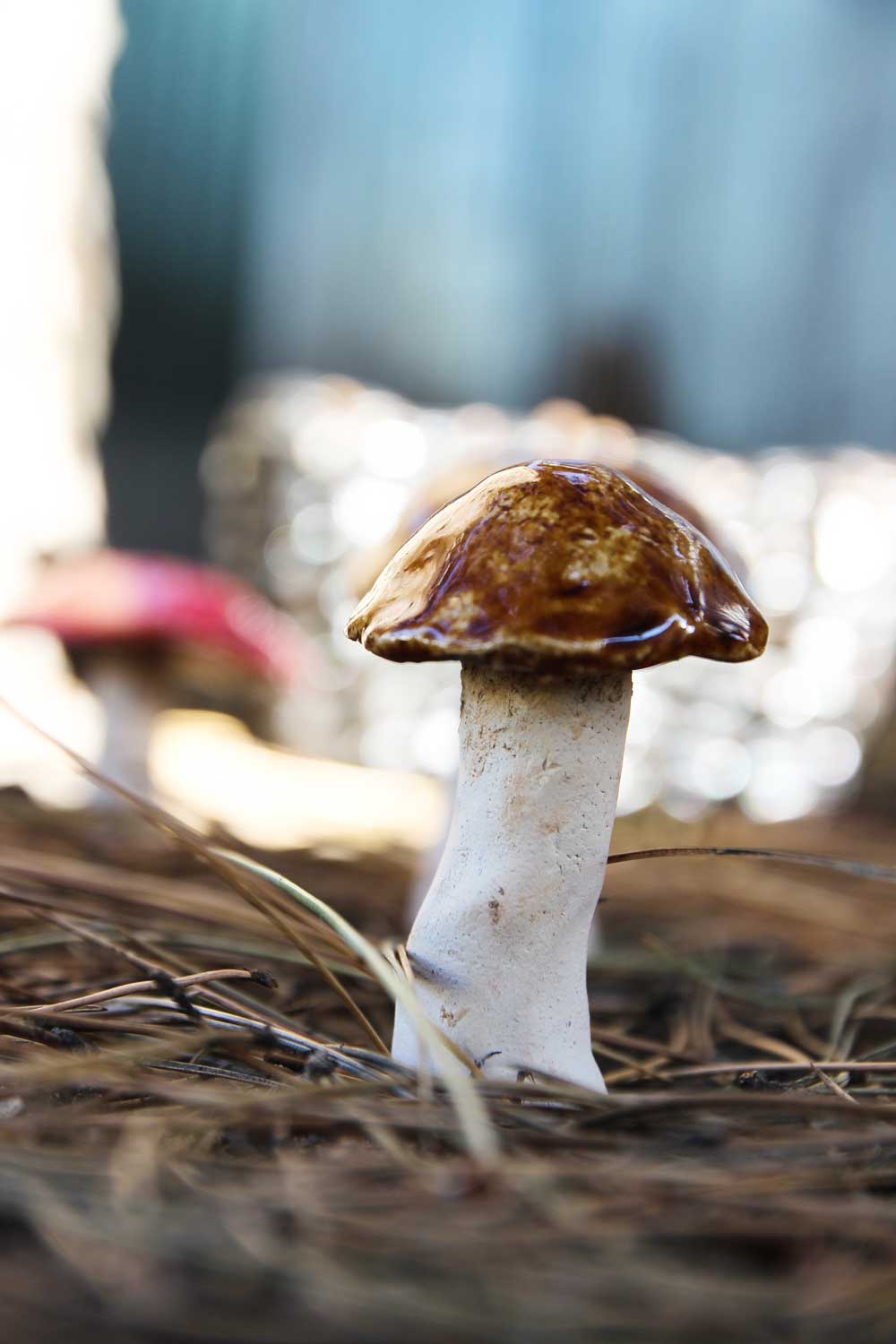 Grzyb ceramiczny "Maślak" mały