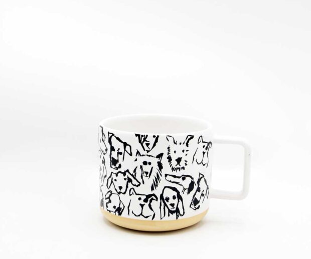 Kubek ceramiczny "Pieski"