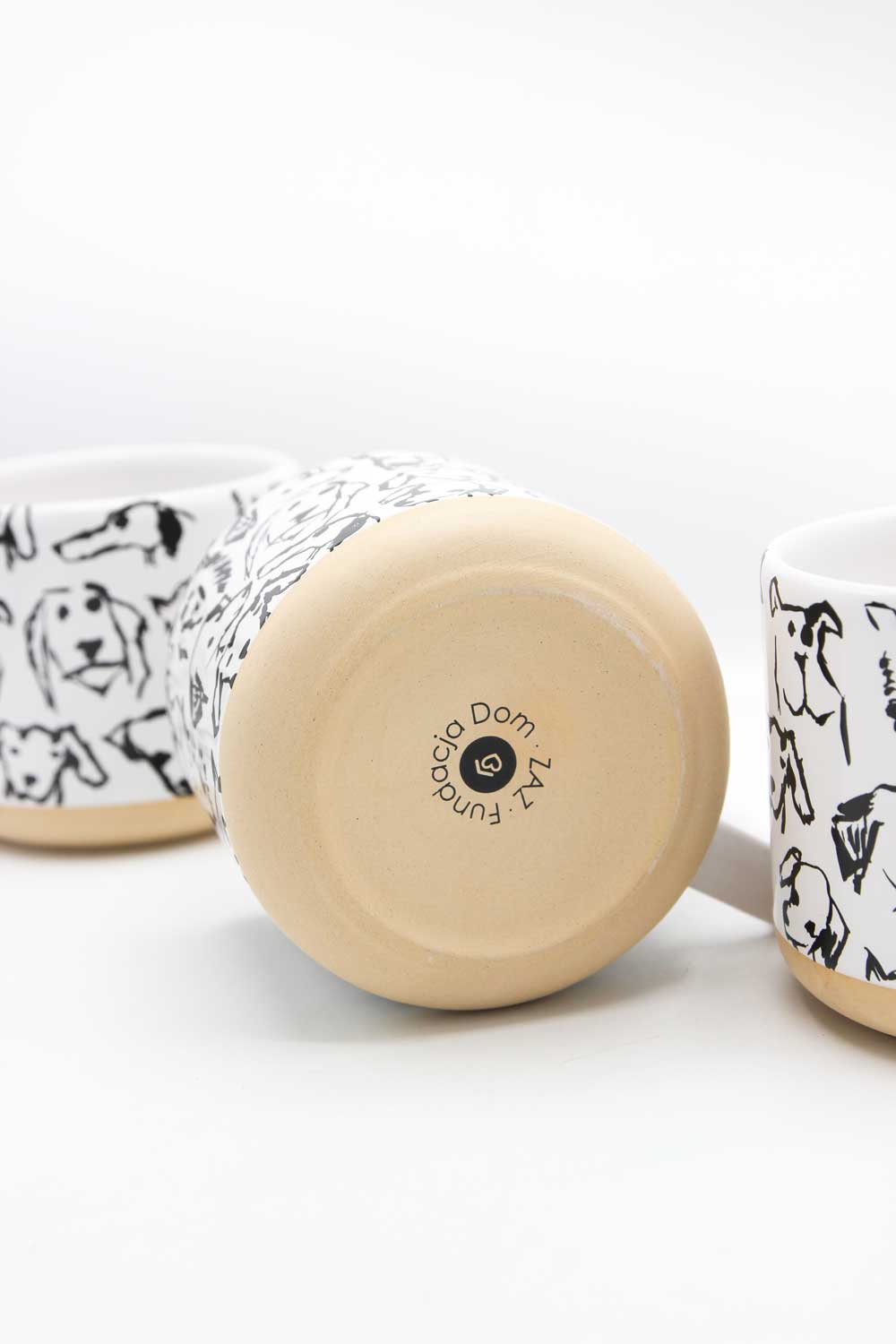 Kubek ceramiczny "Pieski"