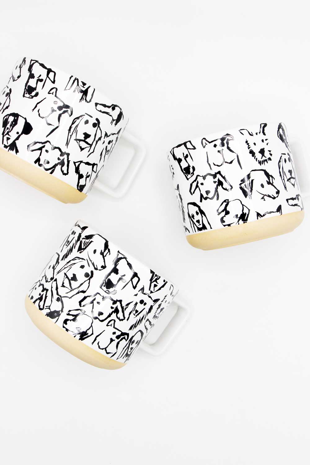 Kubek ceramiczny "Pieski"