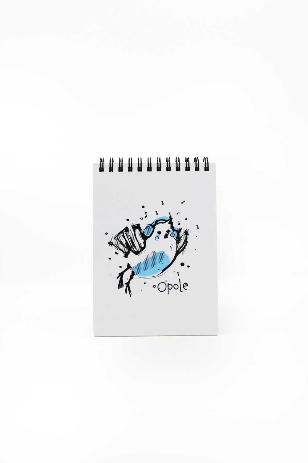 Notes A6 "Zimowy wróbelek Opole"