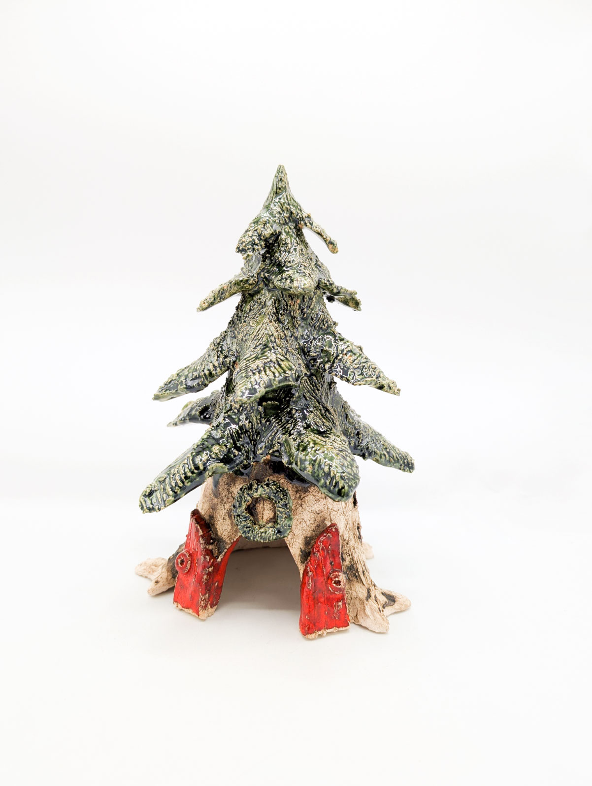 Choinka ceramiczna lampion "Baśniowa"