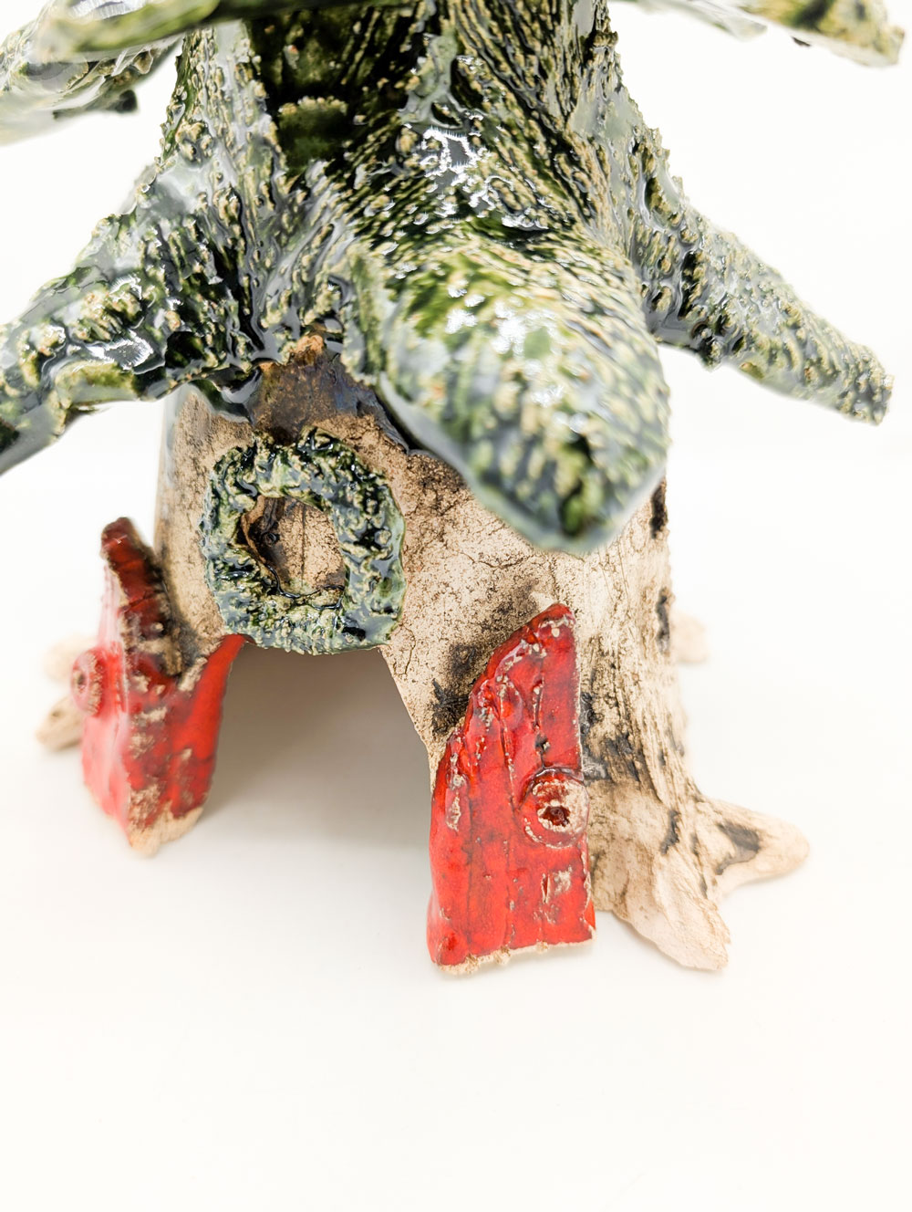 Choinka ceramiczna lampion "Baśniowa"