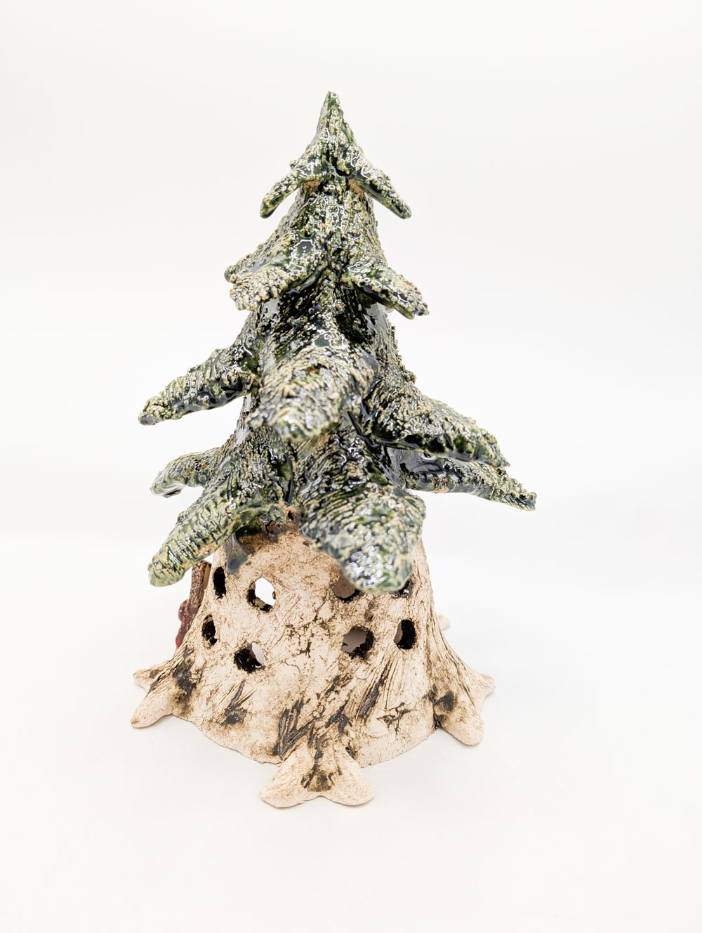 Choinka ceramiczna lampion "Baśniowa"