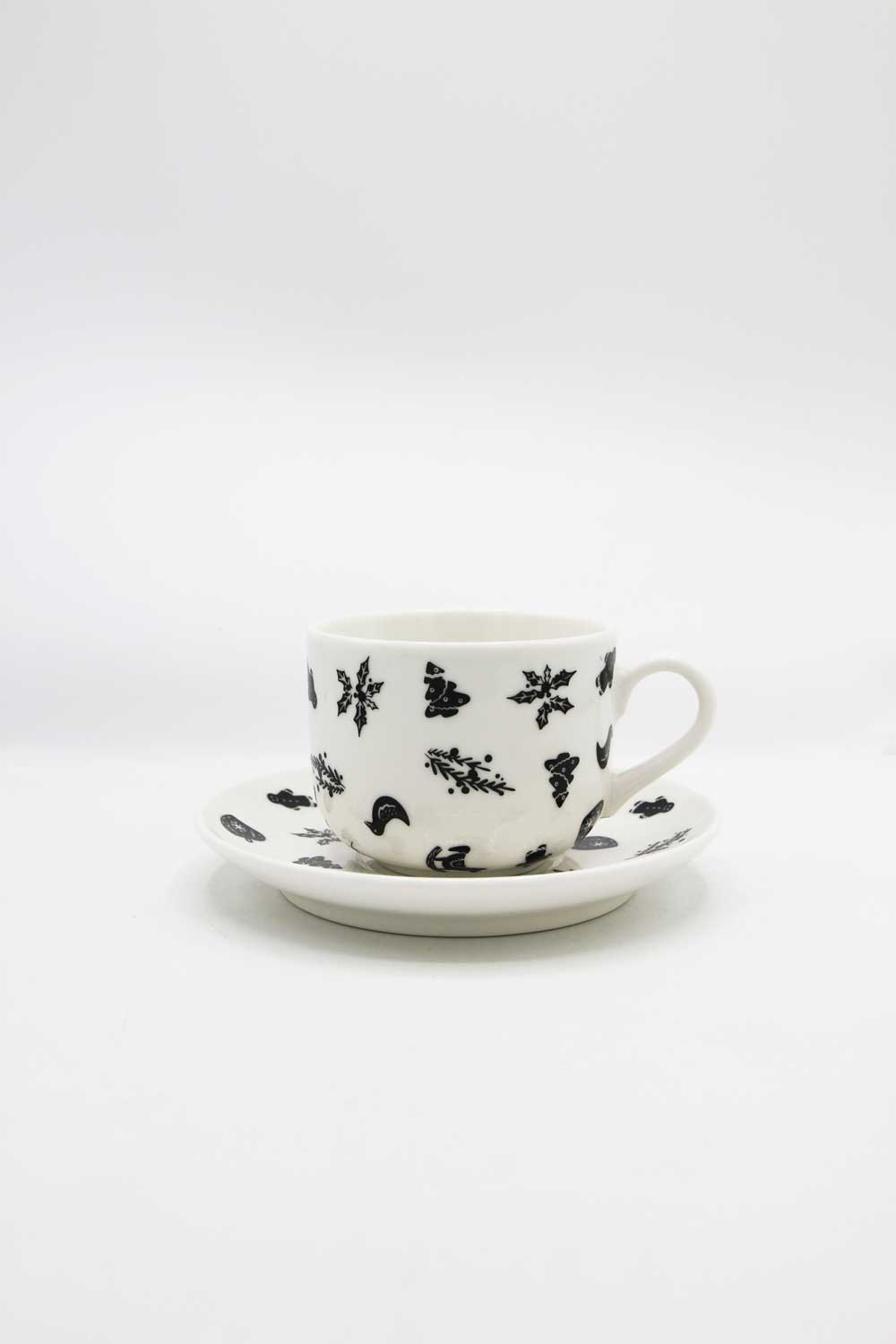 Filiżanka cappuccino ze spodkiem "Święta"