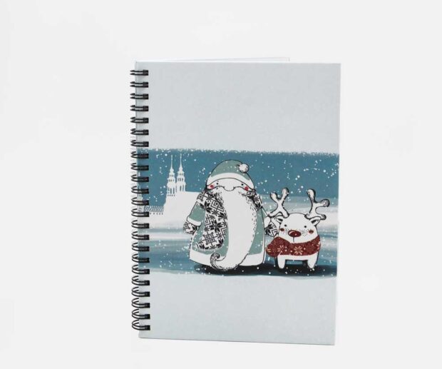 Notes A5 "Mikołaj i renifer"