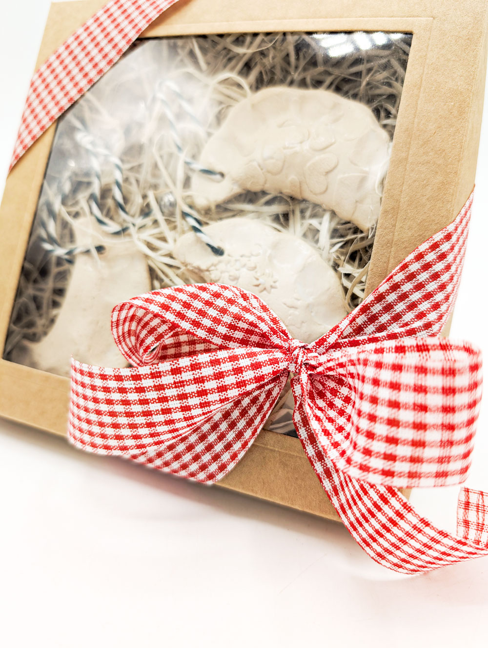 Zestaw zawieszek ceramicznych w pudełku "Pierogi"