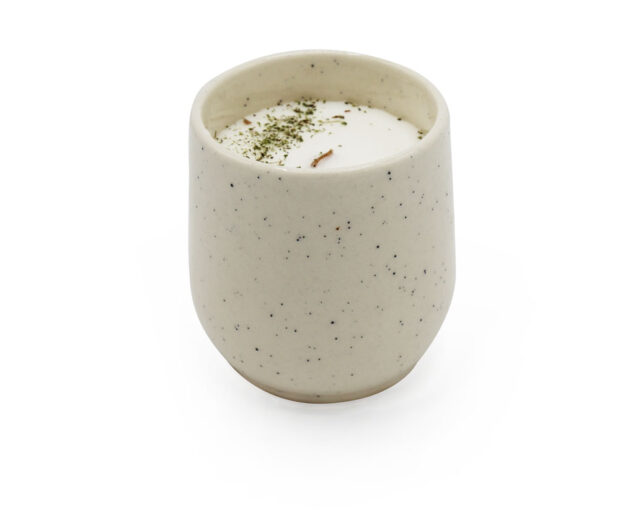 Świeca sojowa Zielona herbata "Piaskowa"