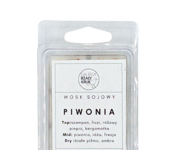 Wosk sojowy do kominka "Piwonia"