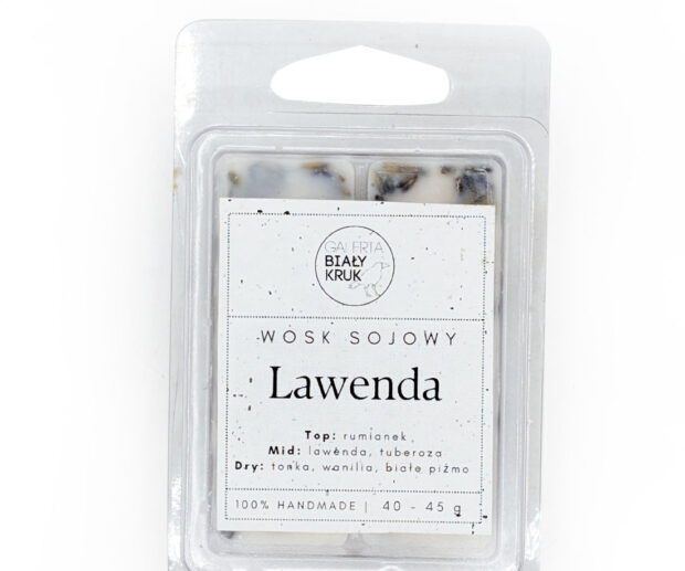 Wosk sojowy do kominka "Lawenda"