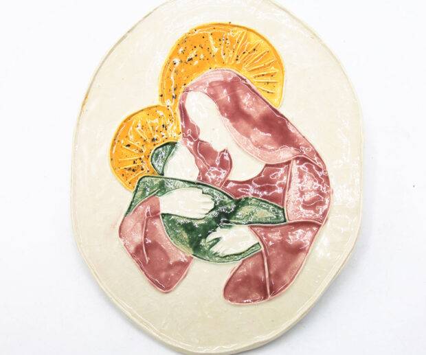 Zawieszka ceramiczna "Matka Boska"