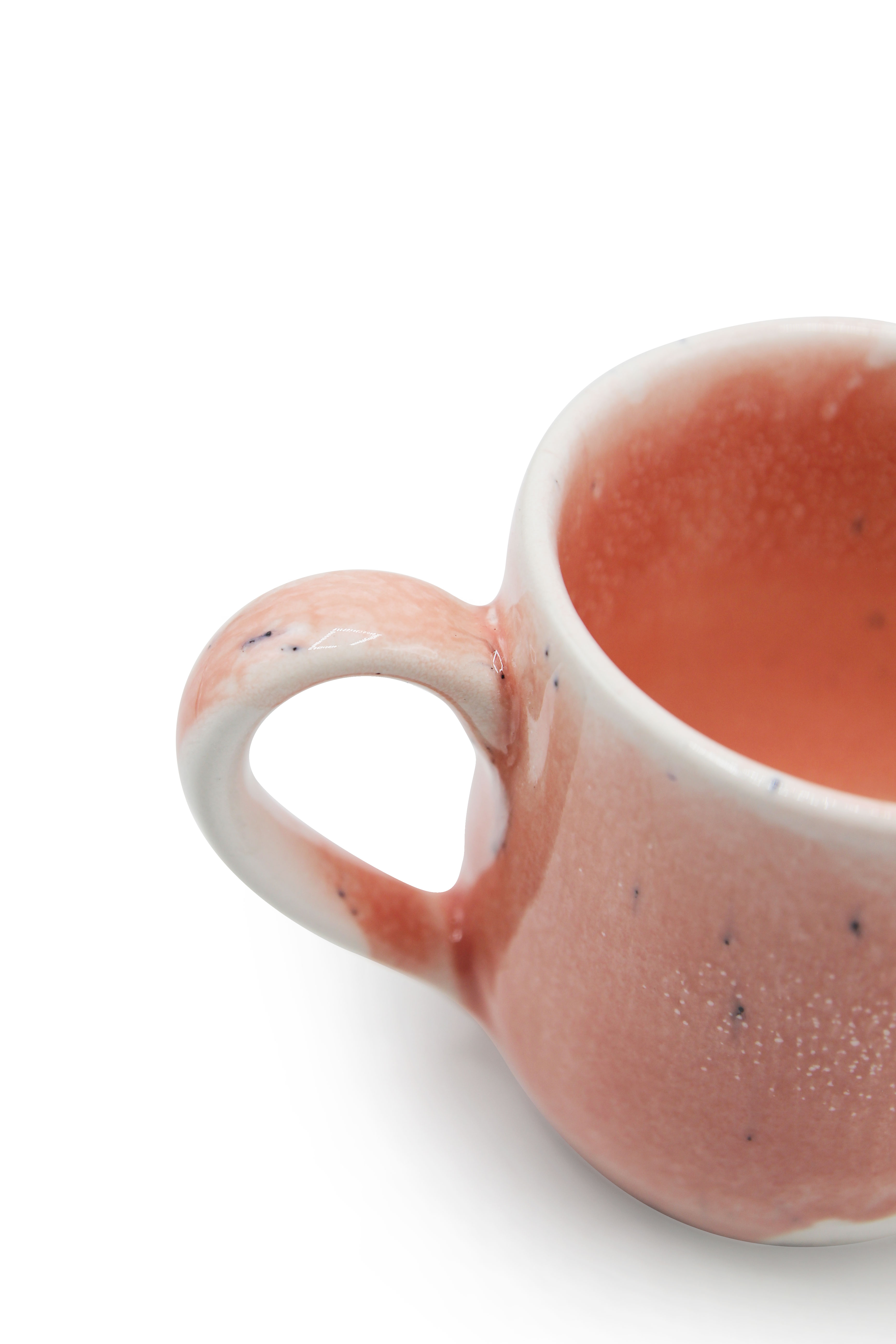Kubek ceramiczny z uchem "Morganit"