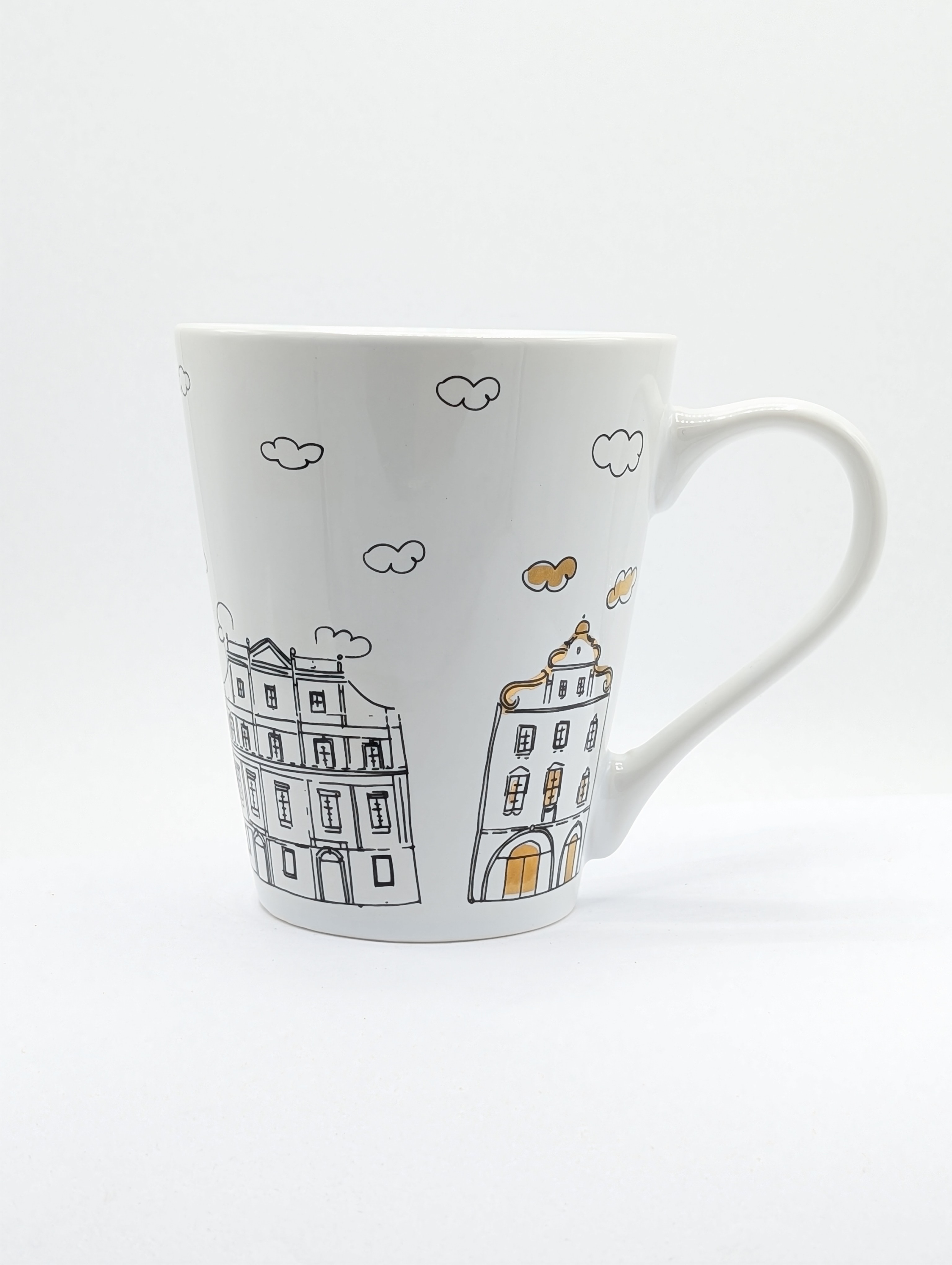 Kubek porcelanowy Opole "Złote Kamienice"