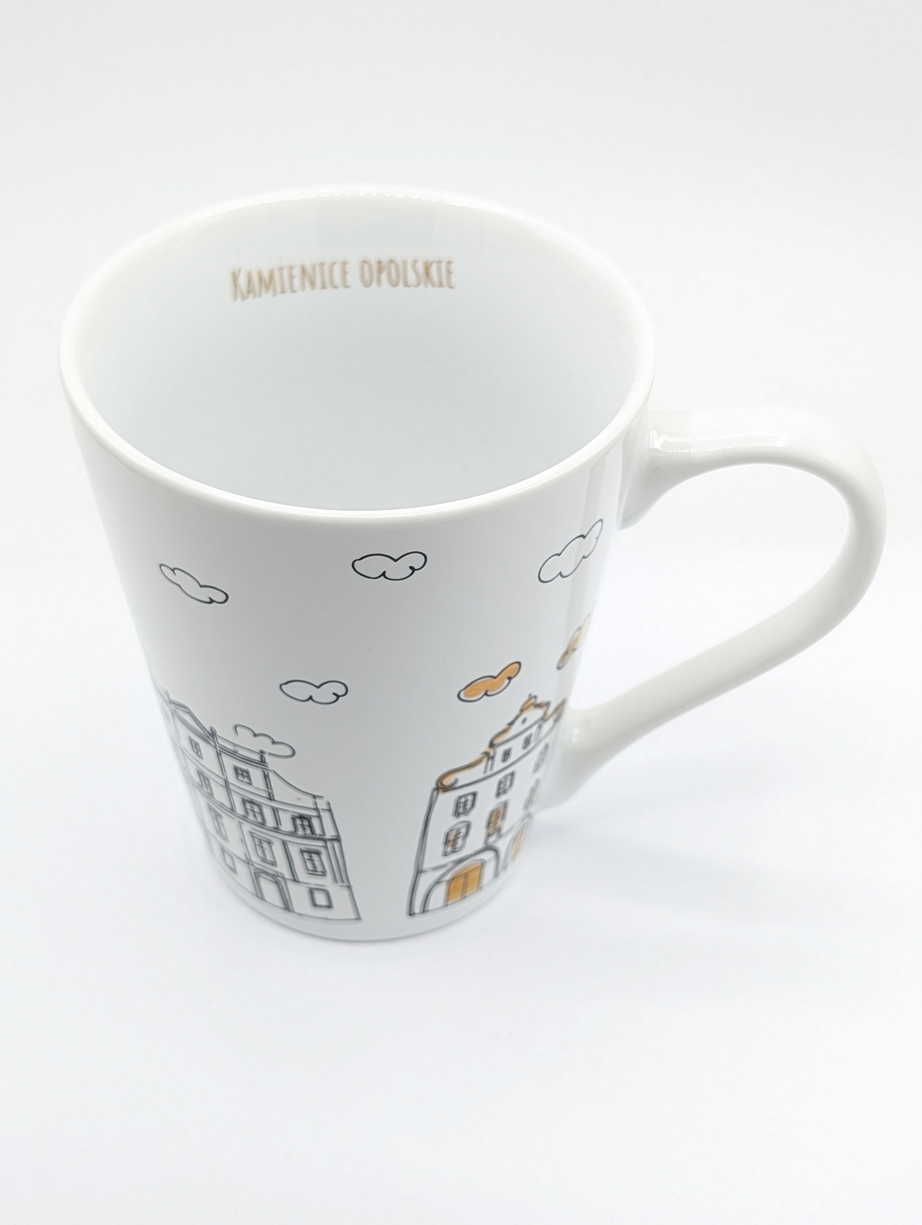 Kubek porcelanowy Opole "Złote Kamienice"