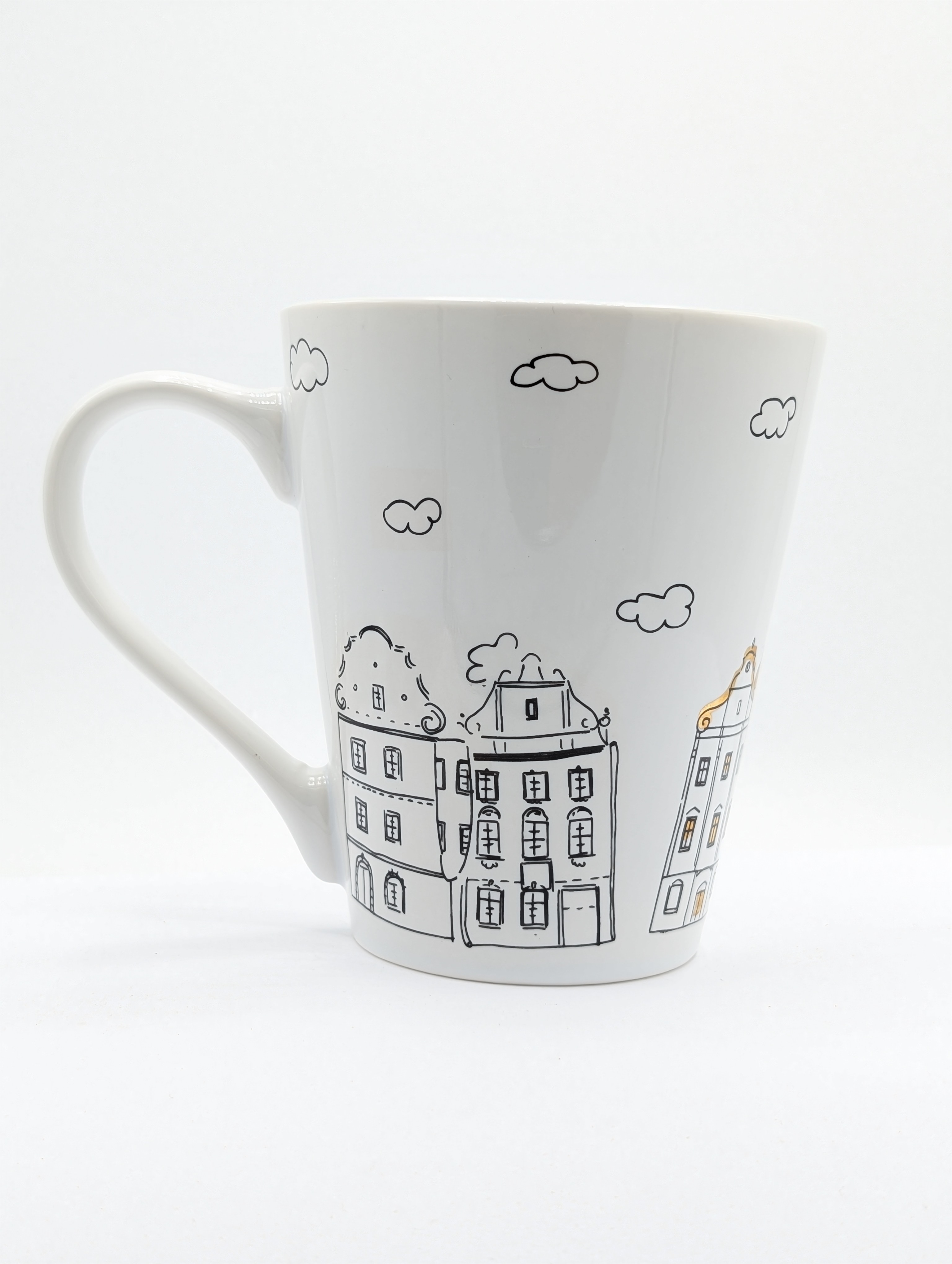 Kubek porcelanowy Opole "Złote Kamienice"