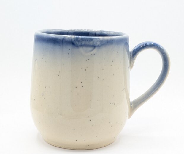 Kubek ceramiczny z uchem "Kobalt"