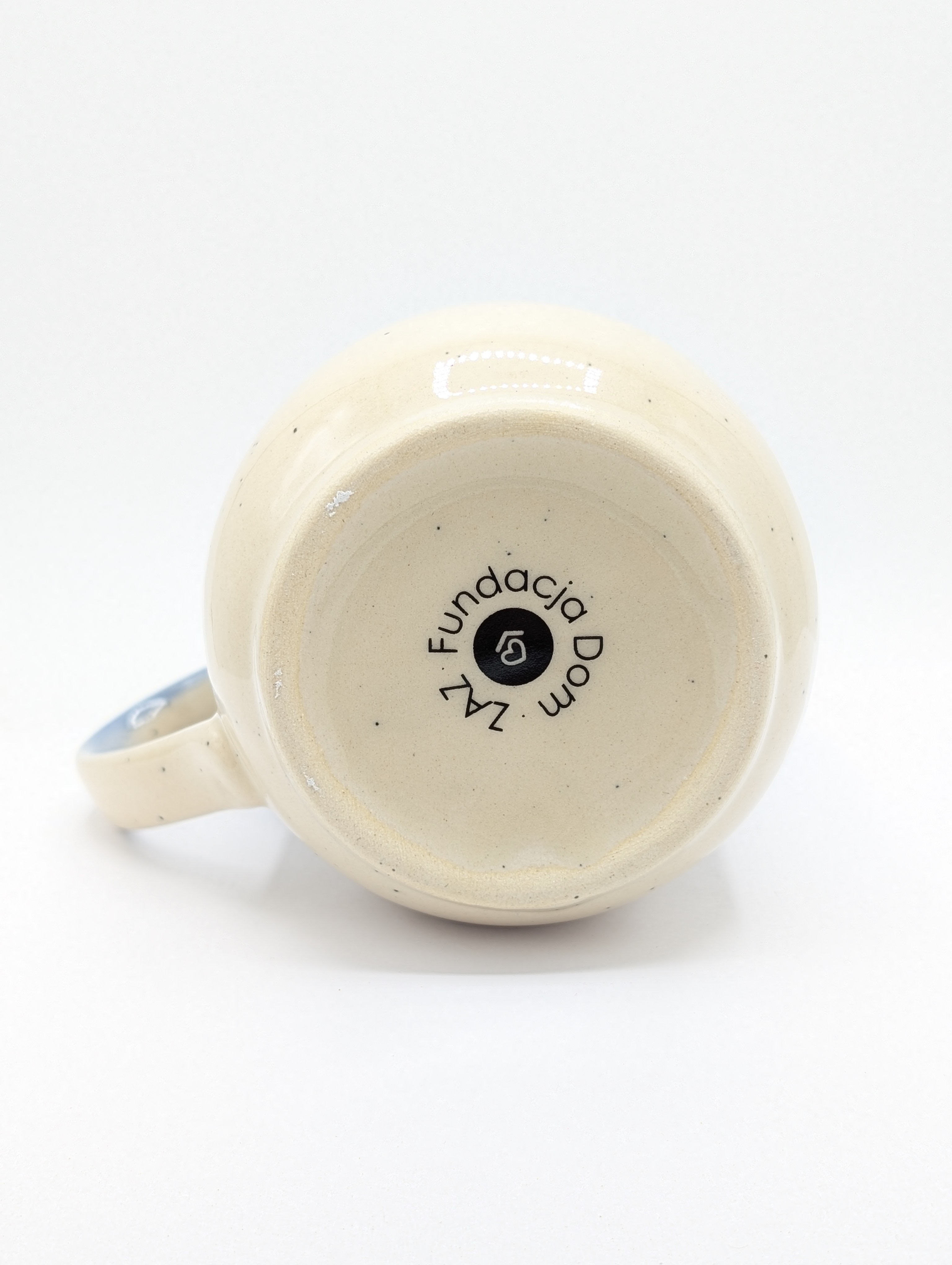 Kubek ceramiczny z uchem "Kobalt"