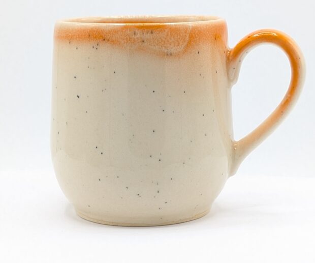 Kubek ceramiczny z uchem "Karneol"